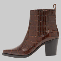 Women's large size stone print boots - Modestly Vogue 