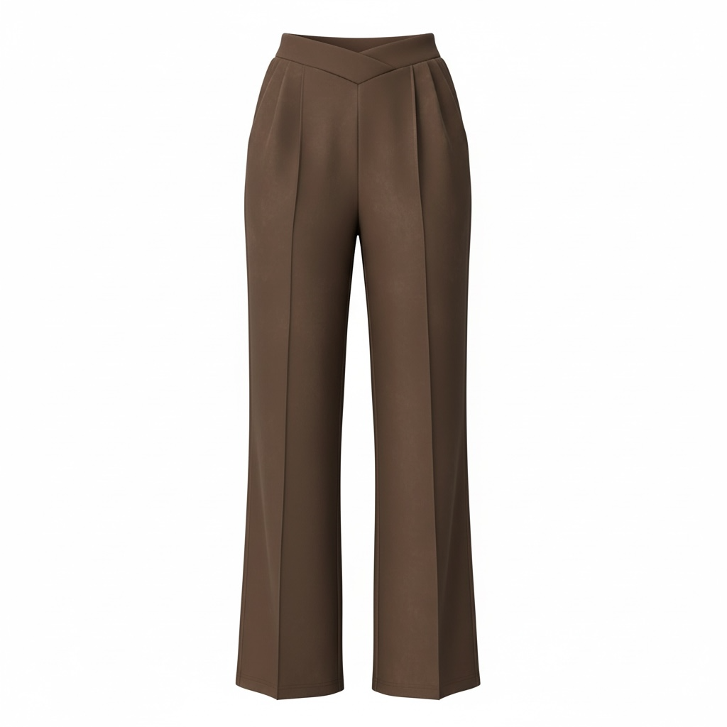 Women’s High Waist Wide Leg Pants – Casual Loose Trousers - Modestly Vogue 