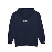 Black Modest Mindset Iconic Zip Front Hoodie Sweatshirt by LEM - Modestly Vogue 