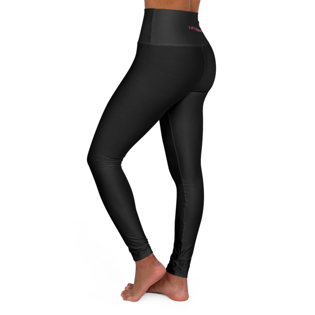LEM Logo Gradient On High-Waisted Yoga Leggings
