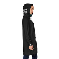 Hijabi Energy™ Hoodie Dress — Hijabi Girl™ Black Cozy Women's Pullover Dress Athletic Wear