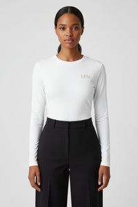 'LEM' Essential Edit Long Sleeve Tee | Butter Yellow - Modestly Vogue 