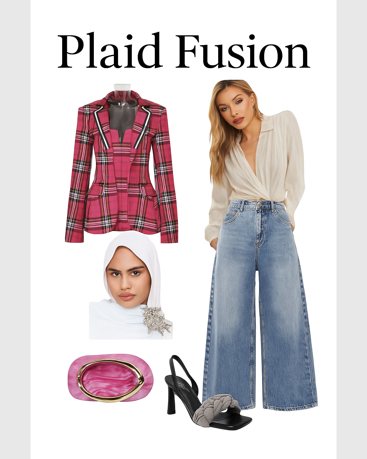 Plaid Fusion - Modestly Vogue 