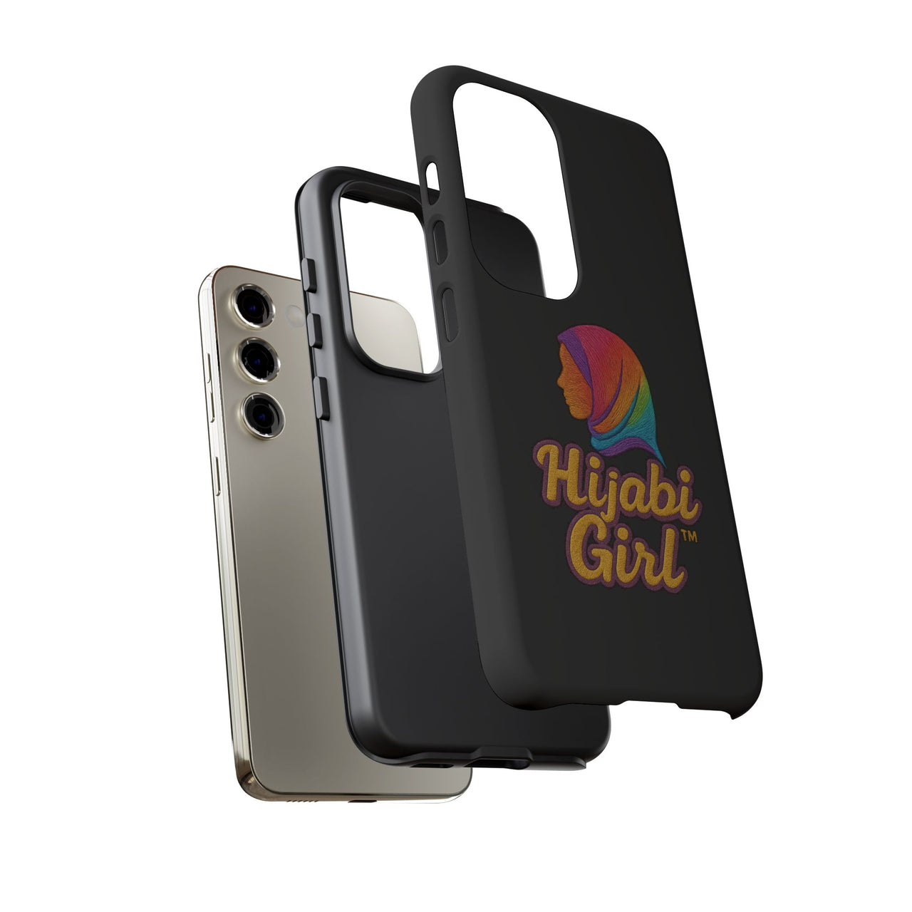 Colorful Hijab Girl Phone Case - All Sizes