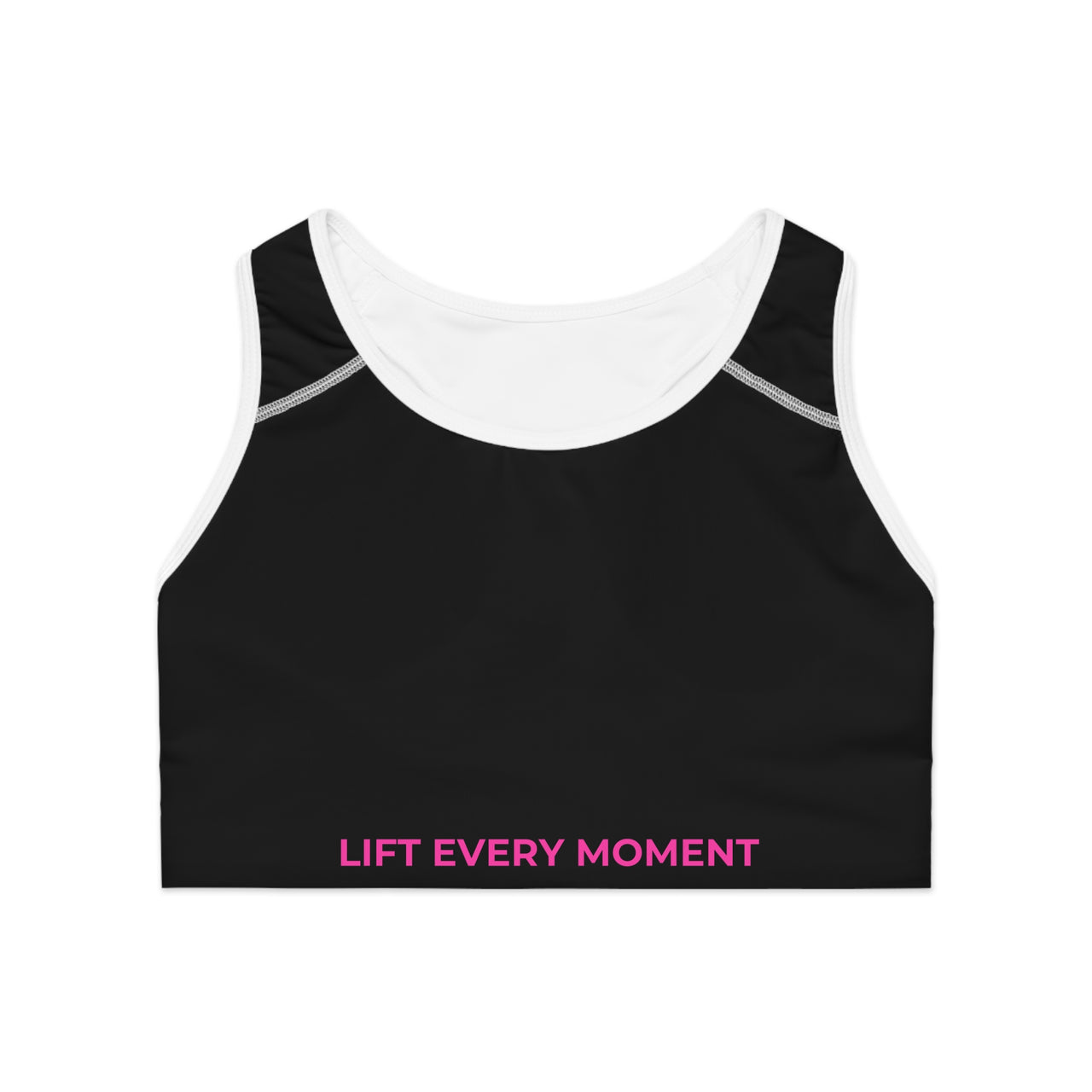 Sports Bra — 'Lift Every Moment' Minimalist Activewear for Gym & Yoga