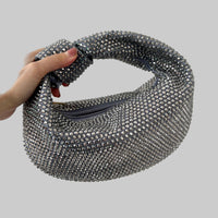 Knot Crystal Diamond Handbag | Large Capacity Luxury Purse - Modestly Vogue 