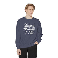 Hijabi GIrl™ Slaying Modesty Sweatshirt - Modestly Vogue 