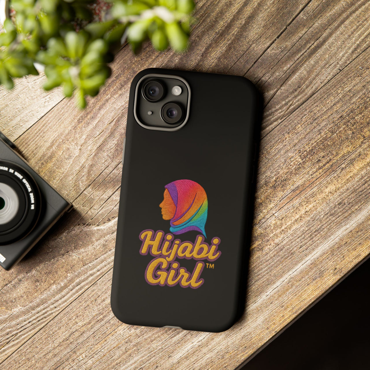 Colorful Hijab Girl Phone Case - All Sizes
