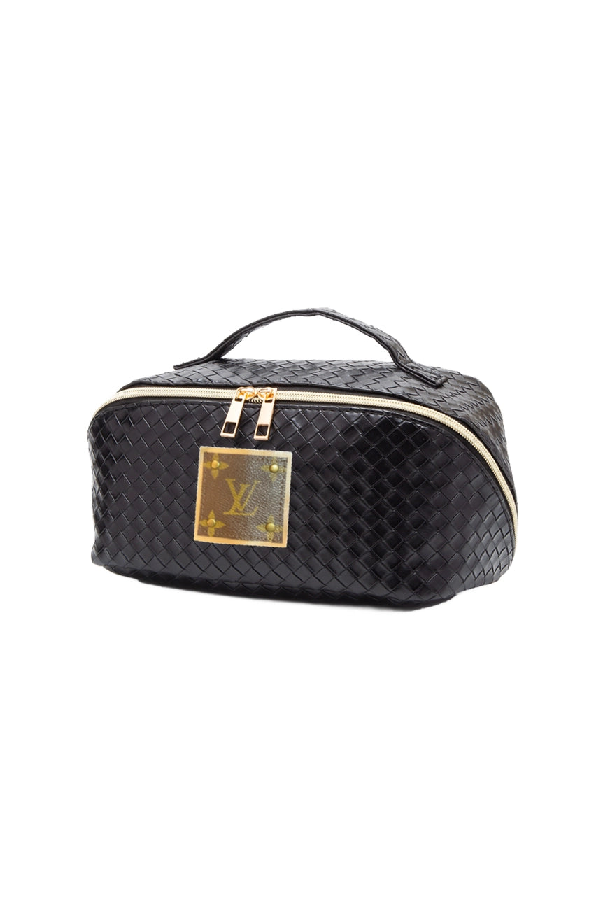 Upcycled LV Travel Pouch – Eco-Luxury for Everyday Use - Modestly Vogue 
