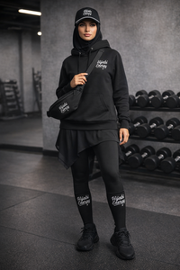 Black Hijabi Energy™ Performance Top