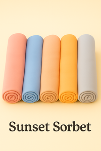 Sunset Sorbet Box – Build Your Own Themed Set of Premium Chiffon Hijabs - Modestly Vogue 