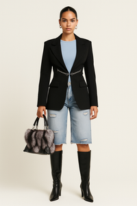 Distressed Denim - Modestly Vogue 