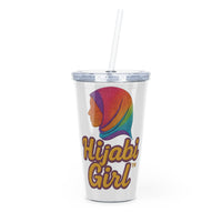 Plastic Signature Hijabi Girl™ Tumbler with Straw 20 oz.