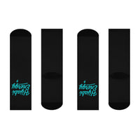 Black Hijabi Energy™ Cushioned Crew Socks