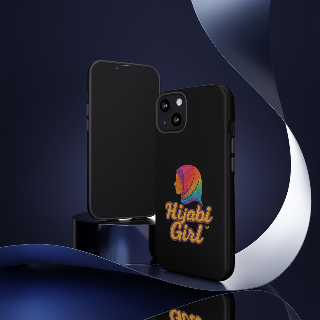 Colorful Hijab Girl Phone Case - All Sizes