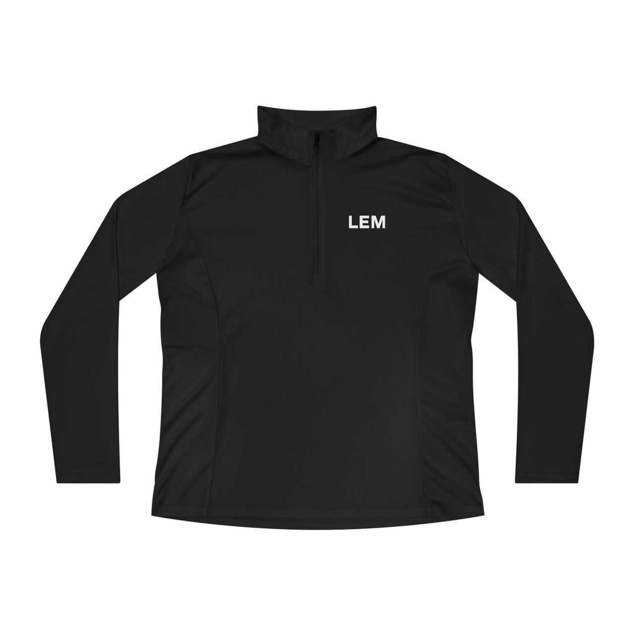 LEM Quarter-Zip Pullover — Ladies Lightweight Performance Top with Subtle Back Logo