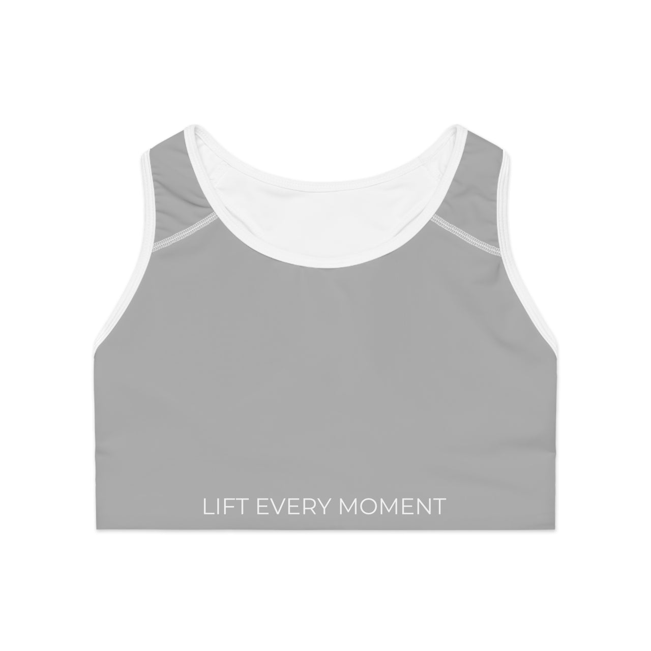 Sports Bra — 'Lift Every Moment' Minimalist Activewear for Gym & Yoga