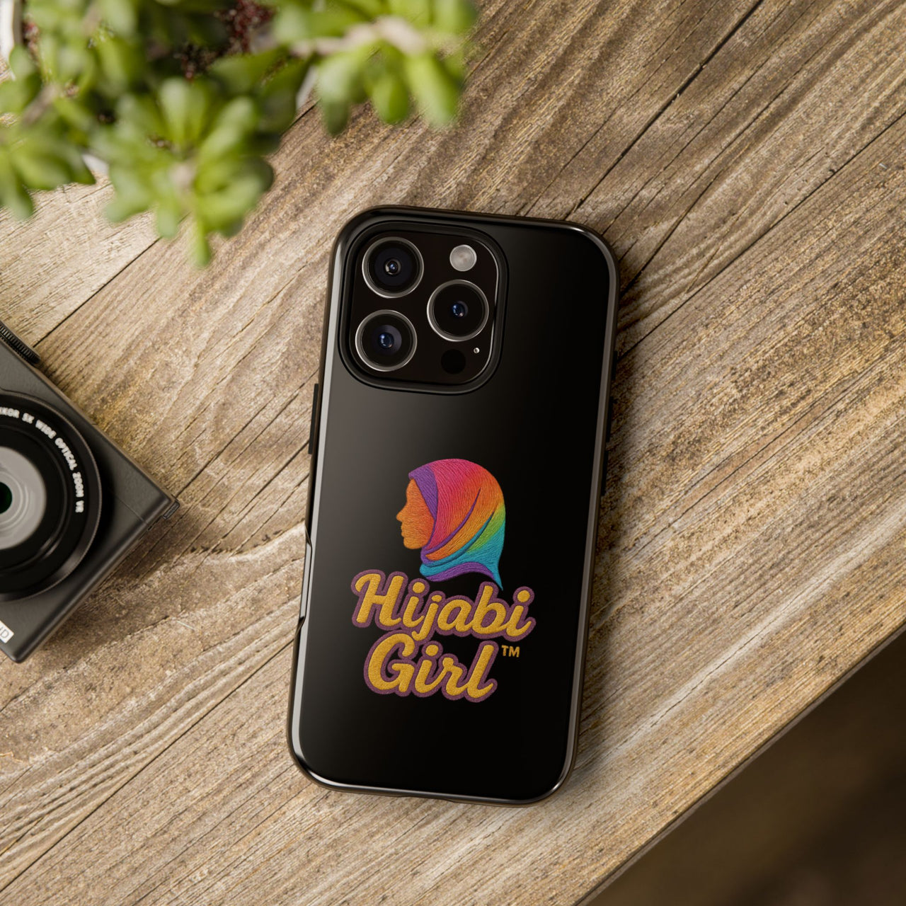 Colorful Hijab Girl Phone Case - All Sizes