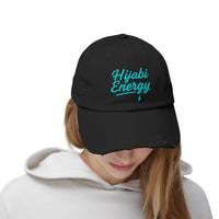 Hijabi Energy™ Distressed Cap - Hijabi Girl Statement Baseball Hat