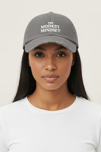 Distressed Cap – The Modest Mindset™ Inspirational Hat for Everyday Style