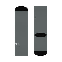 LEM™ Grey Signature  Cushioned Crew Socks - Modestly Vogue 