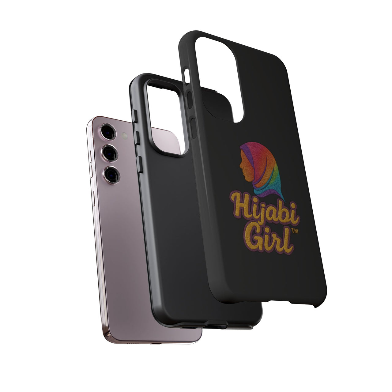 Colorful Hijab Girl Phone Case - All Sizes