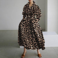 Leopard Print Maxi Dress - Modestly Vogue 
