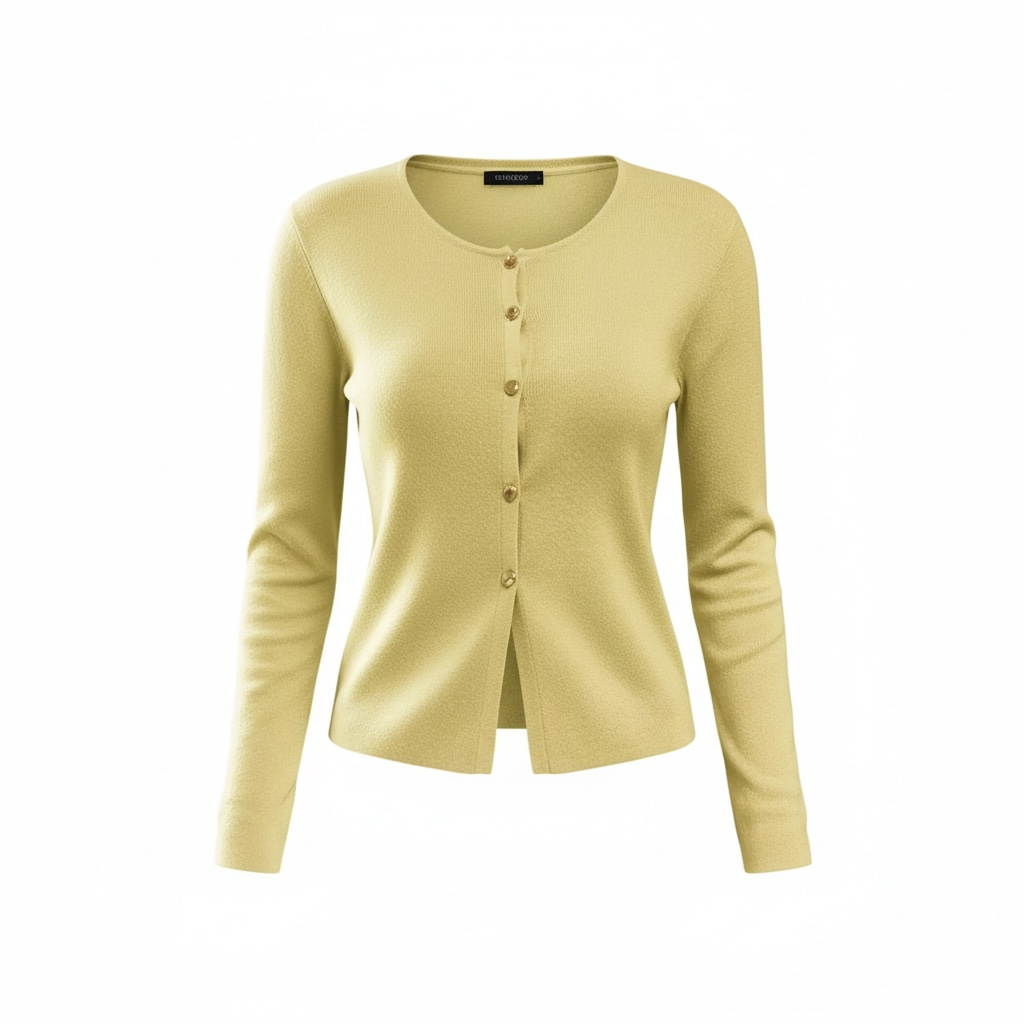 Button-Up Long Sleeve Knit Cardigan – Cozy & Stylish Layering Piece - Modestly Vogue 