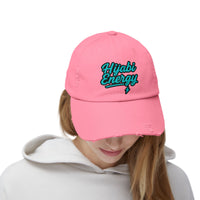 Hijabi Energy™ Distressed Cap - Hijabi Girl Statement Baseball Hat