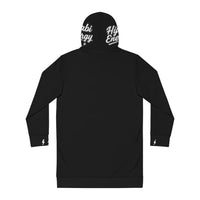 Hijabi Energy™ Hoodie Dress — Hijabi Girl™ Black Cozy Women's Pullover Dress Athletic Wear