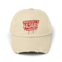 Limited Edition Distressed Cap - Hijabi Girl Statement Baseball Hat - Modestly Vogue 