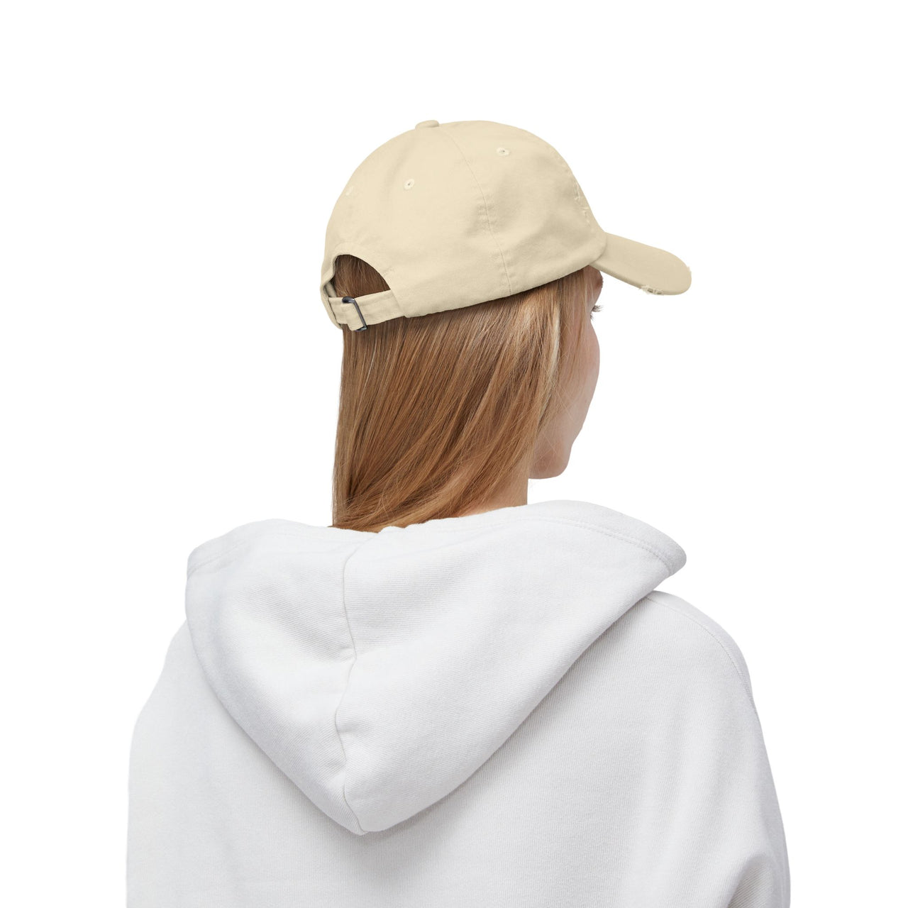 Limited Edition Distressed Cap - Hijabi Girl Statement Baseball Hat - Modestly Vogue 