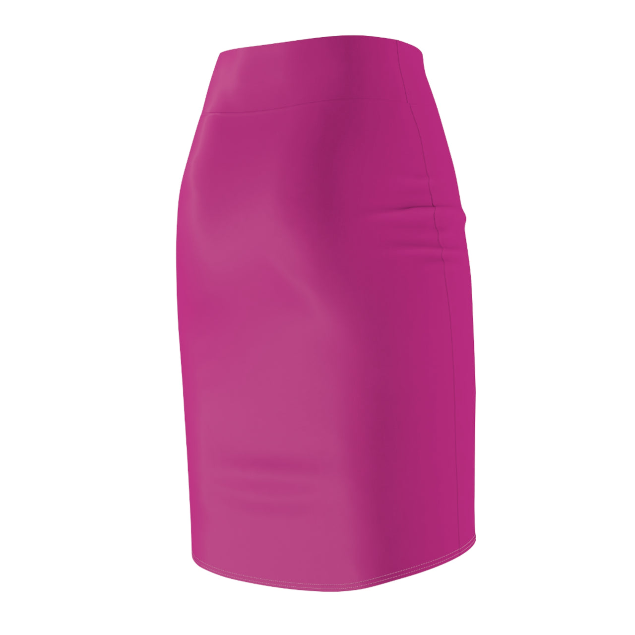 Candy Pink High-Waist LEM Pencil Skirt — Sleek Office & Evening Wear - Modestly Vogue 