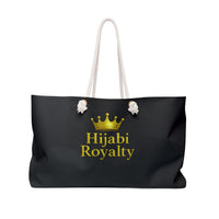 Hijabi Royalty™ Weekender Bag — Gold Crown Travel Tote