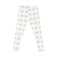 LEM Pattern Women's Yoga Leggings — Custom All-Over Print Casual Yoga Pants