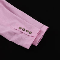 Cotton Cardigan Short Dress with Polo Collar & Lace-up Shirt Style - Modestly Vogue 