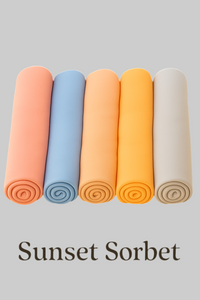 Sunset Sorbet Box – Build Your Own Themed Set of Premium Chiffon Hijabs - Modestly Vogue 