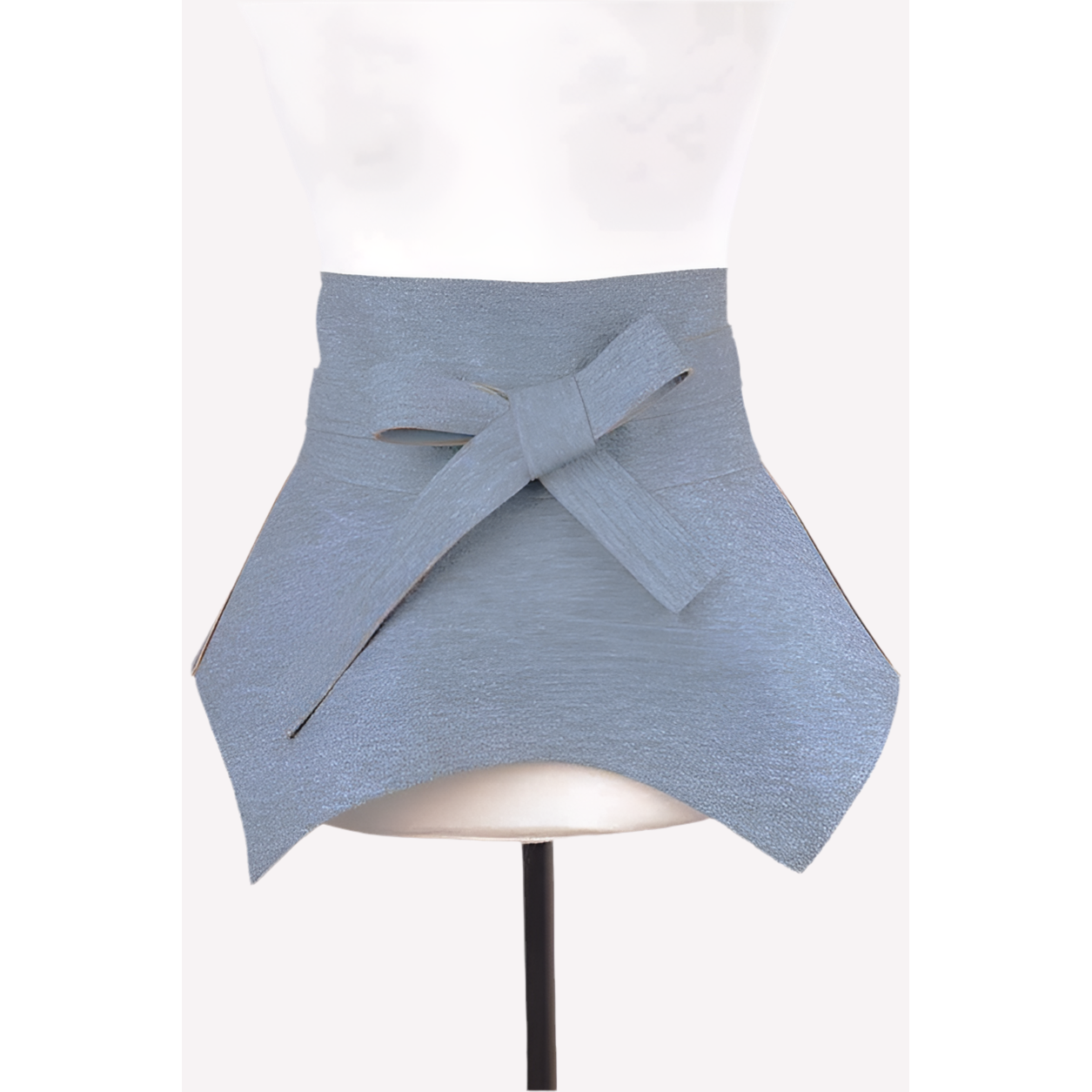 Denim Wrap Around Skirt with Tie Belt – Women’s Casual Style - Modestly Vogue 