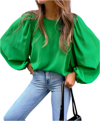 Women’s Puff Sleeve Blouse – Elegant & Feminine Top for All Occasions - Modestly Vogue 