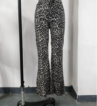 Leopard Print High Waist Pants – Bold, Comfortable & Modest - Modestly Vogue 