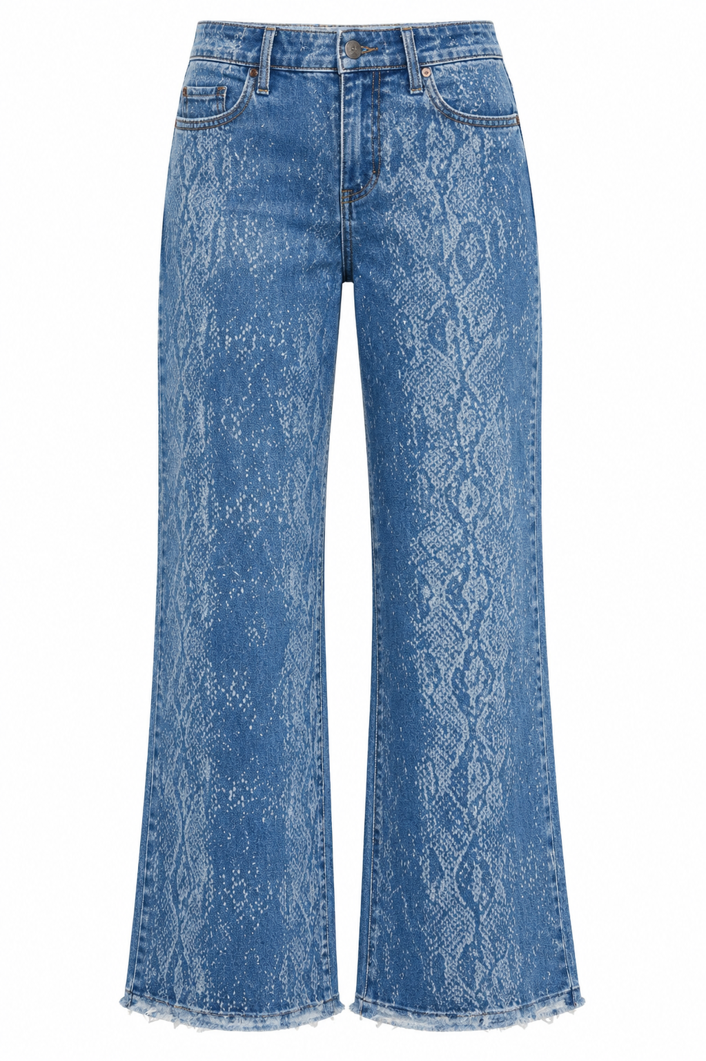 Judy Blue High Rise Ankle Wide Leg Jeans
