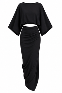 European And American Elegant Women's Clothing Autumn New High Waist Long Skirt Suit