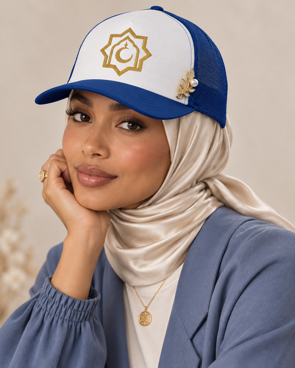 The Crescent Emblem Trucker Hat