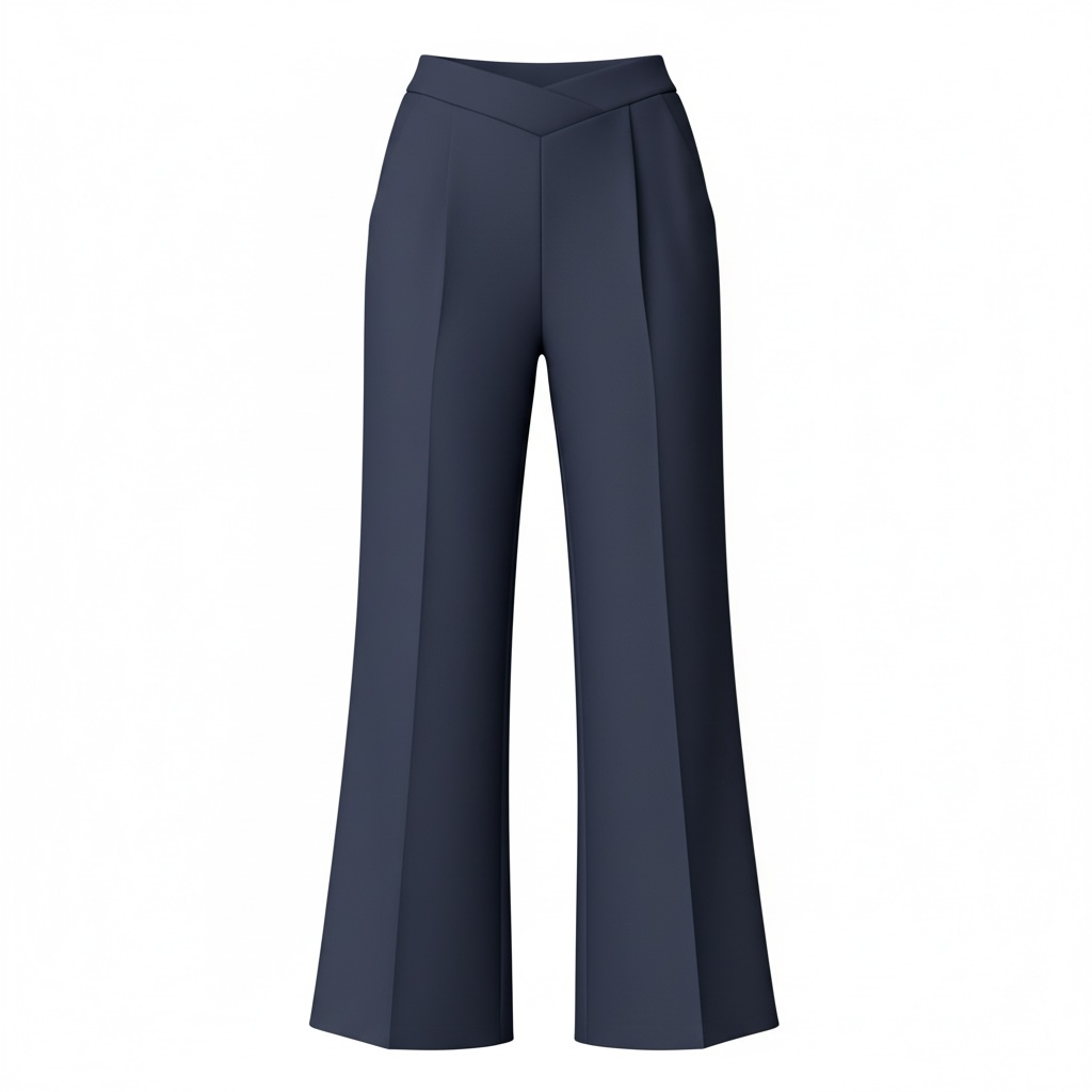 Women’s High Waist Wide Leg Pants – Casual Loose Trousers - Modestly Vogue 