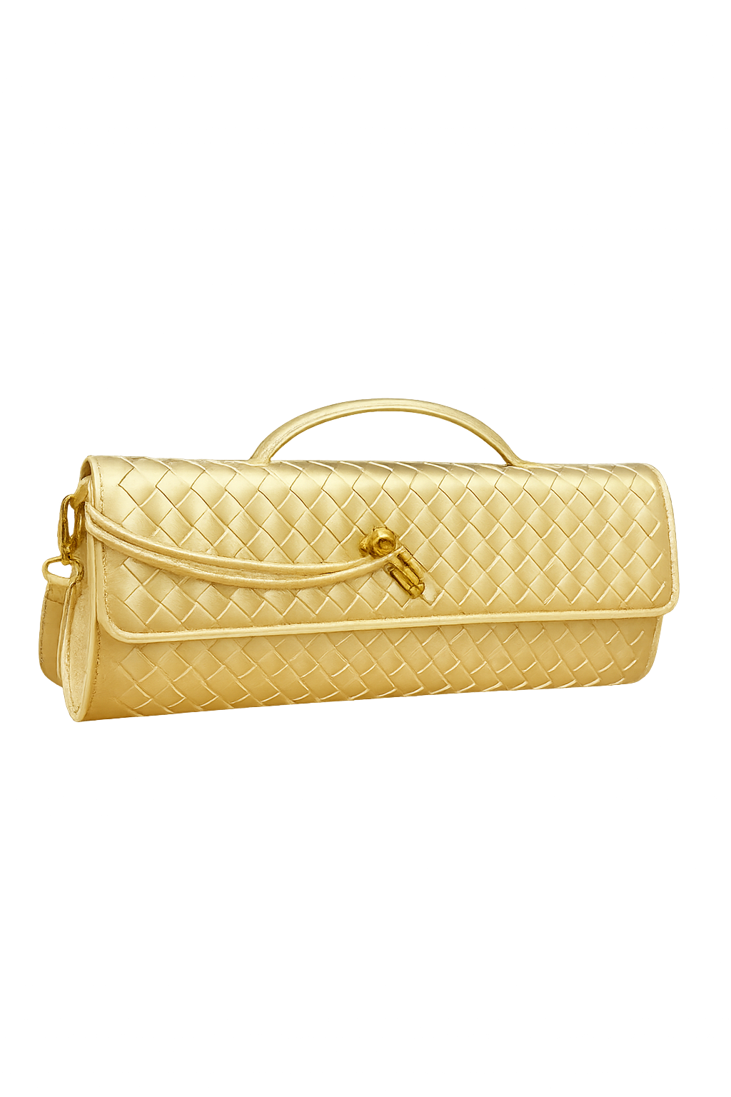 Woven Leather Crossbody Bag