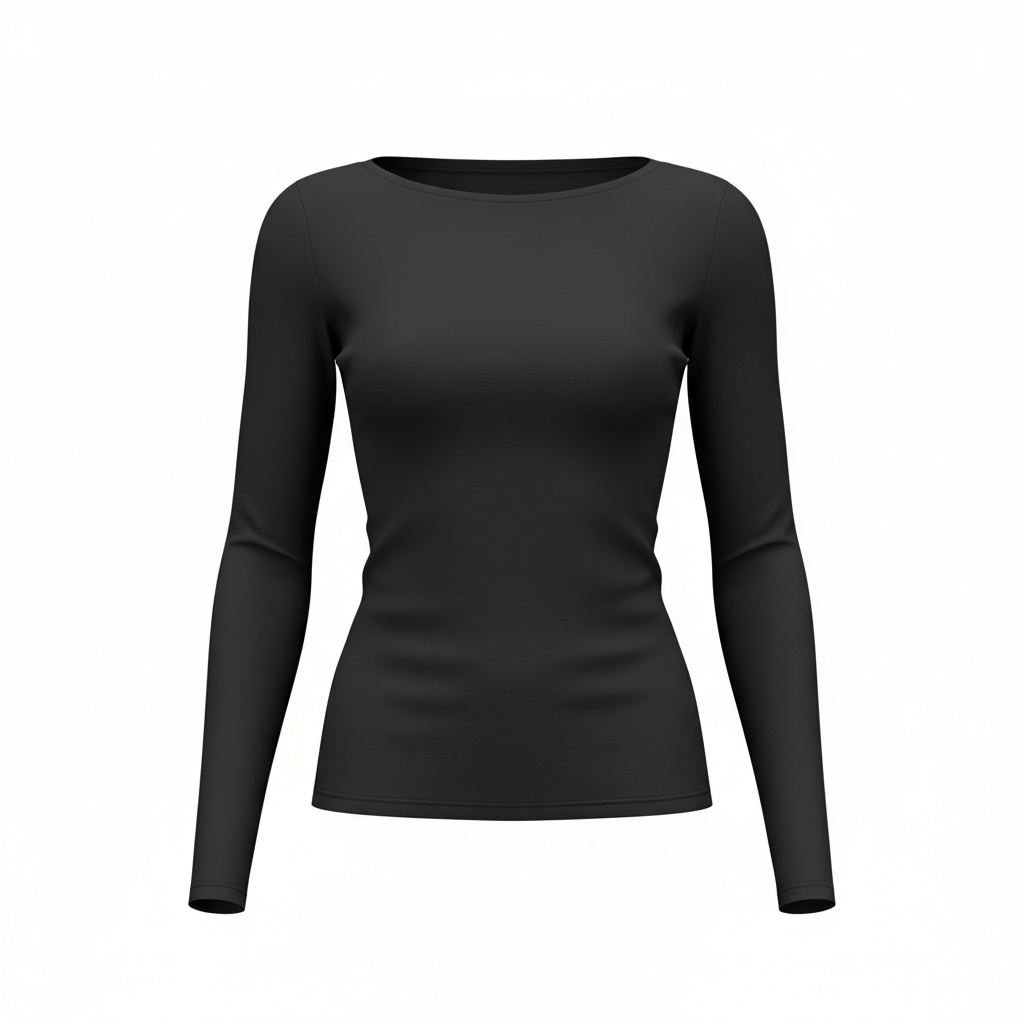 Women’s Slim Fit Long Sleeve Backless Solid Color Top - Modestly Vogue 