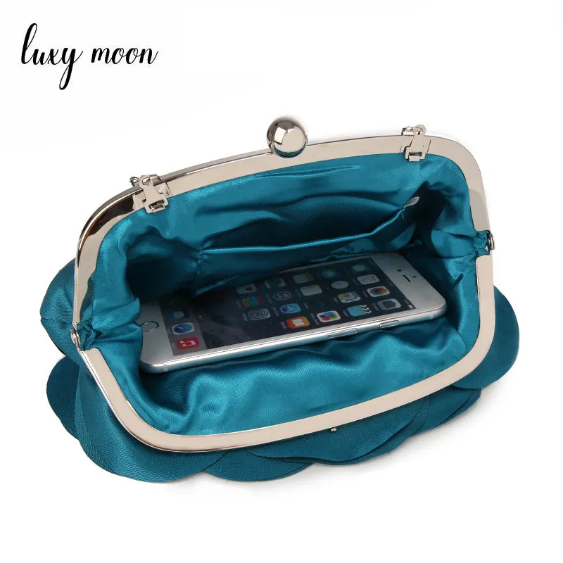 Flower Evening Bag | Bridal Small Purse for Parties & Events - Modestly Vogue 