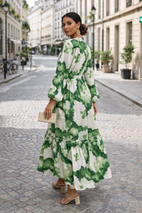 Stylish Women's Long Sleeve Dress - Modestly Vogue 