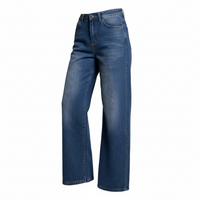 High-Waisted Wide Leg Jeans - Modestly Vogue 
