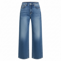 High-Waisted Wide Leg Jeans - Modestly Vogue 